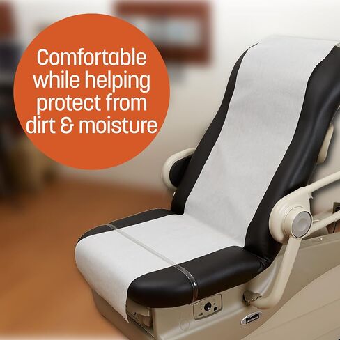 Caring Medical Exam Table Paper, Crepe Table Paper, 18 inches X 125 feet, Case of 12 Rolls, Ideal for Doctor Offices, Crafts, Spas, Tattoo Parlors, and more, Hygienic Disposable Surface Protection in Kuwait