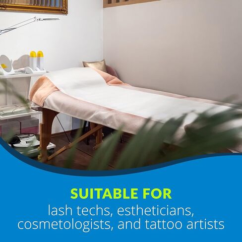 TIDI 517 Avalon Exam Table Paper, White, 21" x 225’ (Pack of 12) ― Standard Smooth Paper ― Hygienic Barrier ― for Medical Offices, Exam Rooms, Daycare Centers, Spas, Tattoo Studios ― Medical Supplies in Kuwait