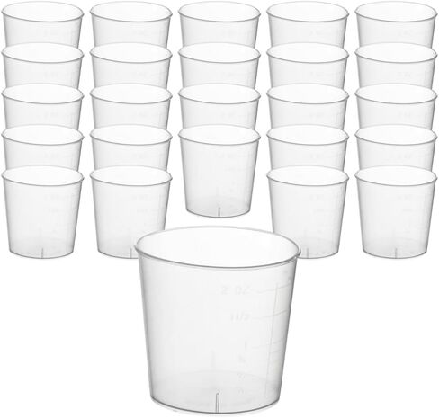 Sklar Sterile™ Graduated Plastic Medicine Cup - 2 fl oz, Disposable, case of 25 in Saudi Arabia