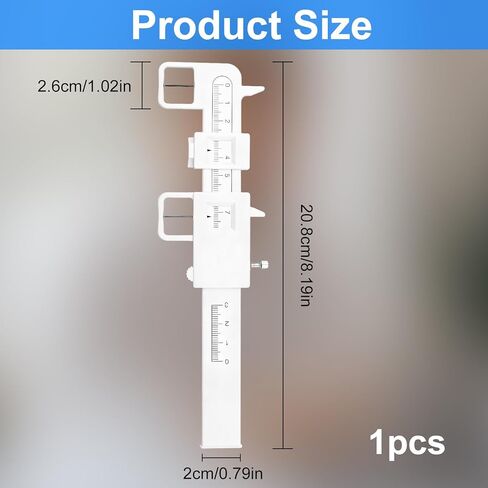 Plastic PD Ruler for Eyeglasses, 1PCS Measure Optical Vernier PD Ruler, Ophthalmic Pupil Distance Measuring Tool, Pupillary Distance Measurement Tool ﻿ in Saudi Arabia