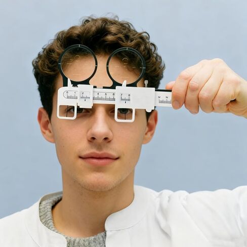 Plastic PD Ruler for Eyeglasses, 1PCS Measure Optical Vernier PD Ruler, Ophthalmic Pupil Distance Measuring Tool, Pupillary Distance Measurement Tool ﻿ in Saudi Arabia