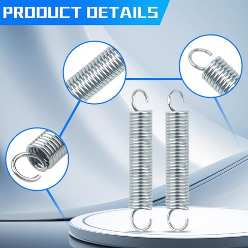 9600 Gate Spring, Replacement Springs, 0.035 GA x 1/4 in. x 1-1/2 in.,Single Loop Open, Nickel-Plated Finish, Spring Steel Construction, 6-Pack in Kuwait