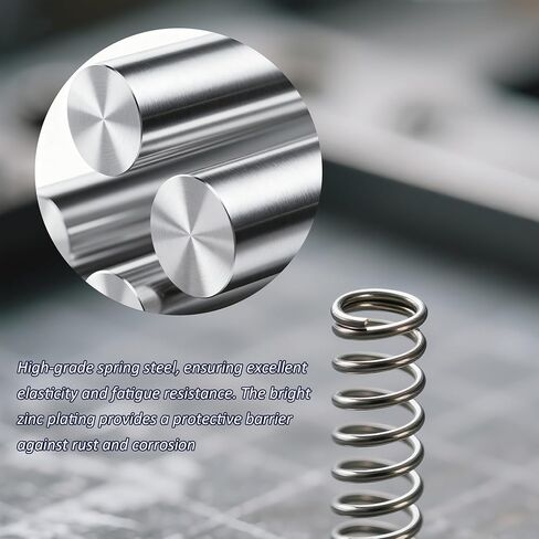 Spring Assortment Kit - 400 Pcs 20 Sizes Compression & Extension Spring Set, Zinc Plated Spring Steel for Durability - Ideal for Appliance, Toy, Automotive, Door Repair in Kuwait