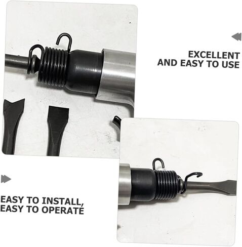HEALLILY 6 Pcs Air Hammer Spring Retainer Set - Heavy Duty Replacement Springs for Pneumatic Chisels - Alloy Steel Air Tool Accessories for Concrete Breaking, Digging & Chipping in Saudi Arabia