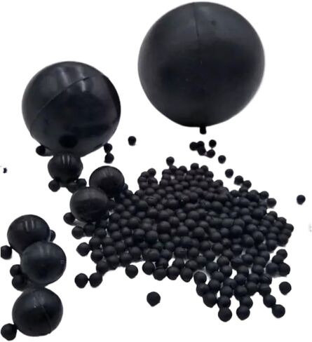 Diamenter 2 مللي متر إلى 100 مللي متر كرة مطاطية صلبة تهتز شاشة مرنة مقاومة للاهتراء الصناعي (5.5 مللي متر (20 قطعة)) in Kuwait