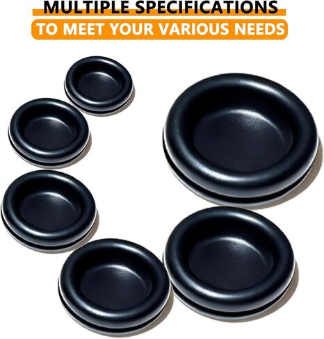 Rubber Grommet Kit 70 Pack - 7 Sizes Firewall Rubber Hole Plugs Rubber Grommets for Wiring, Automotive, Home Improvement Cord Pipe Wire Organization in Saudi Arabia