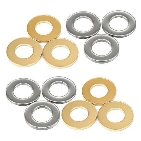 M2 .5 M3 M4 M5 M6 M8 M10 M12 M14 M16 M22 M27 304 Stainless Steel and Brass Flat Washers Metal Gasket Sealing Plain Spacer Shim(304 Stainless Steel,200Pcs M4x9x0.5mm) in Saudi Arabia