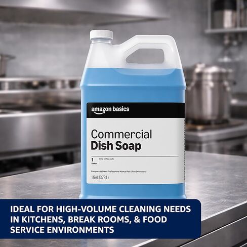 Amazon Basics Commercial Liquid Dish Soap, 1 Gallon, Pack of 2 in Kuwait