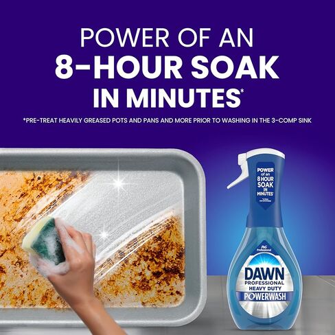 Dawn PRO Heavy Duty Powerwash, Bulk Foaming Dish Spray for Cleaning Burnt-On Grease in Commercial Kitchens, 16 fl oz in Saudi Arabia