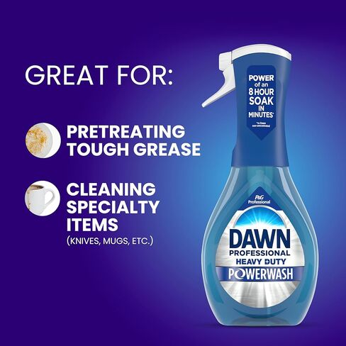 Dawn PRO Heavy Duty Powerwash, Bulk Foaming Dish Spray for Cleaning Burnt-On Grease in Commercial Kitchens, 16 fl oz in Saudi Arabia