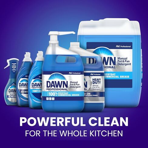 Dawn PRO Heavy Duty Powerwash, Bulk Foaming Dish Spray for Cleaning Burnt-On Grease in Commercial Kitchens, 16 fl oz in Saudi Arabia