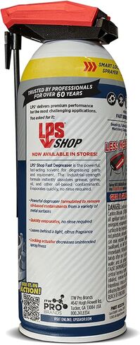 LPS Shop مزيل الشحوم السريع، يزيل الشحوم والزيوت والأوساخ، مذيب سريع المفعول لإزالة الشحوم من الأجزاء والمعدات، يتبخر بسرعة، لا حاجة للشطف in Saudi Arabia