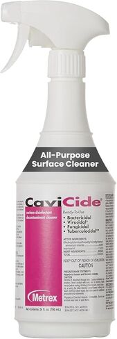 Metrex CaviCide Surface Disinfectant Cleaner Spray, 24 Oz – Ready-to-Use Disinfecting Spray, All Purpose Cleaner & Decontaminant for Medical, Clinical, Laboratories & Patient Care Areas – Pack of 12 in Kuwait