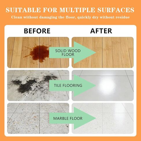 SOPAMI 12pcs Floor Cleaning Solution Tablet Deep Cleans for Multiple Hard Floors, Tile and Vinyl Floors，Suitable With All Robot Vacuums with Mopping and Cordless Wet/Dry Vacuum Mop Cleaner lemon Scent in Kuwait