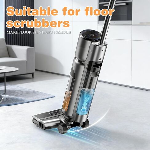 SOPAMI 12pcs Floor Cleaning Solution Tablet Deep Cleans for Multiple Hard Floors, Tile and Vinyl Floors，Suitable With All Robot Vacuums with Mopping and Cordless Wet/Dry Vacuum Mop Cleaner lemon Scent in Kuwait