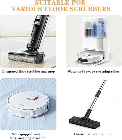 SOPAMI 12pcs Floor Cleaning Solution Tablet Deep Cleans for Multiple Hard Floors, Tile and Vinyl Floors，Suitable With All Robot Vacuums with Mopping and Cordless Wet/Dry Vacuum Mop Cleaner lemon Scent in Kuwait