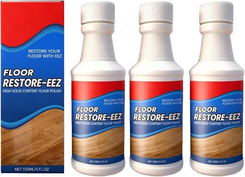 Floor Restore Cleaner, High Solid Content Floor Polish for Shine Renewal & Protective Layer, Helps Conceal Small Scratches, Quick-Drying Protective Finish (1 PACK) in Kuwait