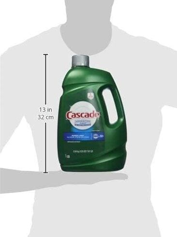 Cascade Advanced Power Liquid Machine Dishwasher Detergent with Dawn, 125-Fl. Oz, Plastic Bottle (125 Fl Oz) in Kuwait