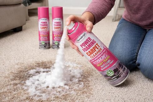 Homebright Power Foaming Carpet Cleaner, Pink Grapefruit Scent, 10 oz – Plant-Based Heavy Traffic Deep Cleaner & Odor Neutralizer(Pack of 3) in Saudi Arabia