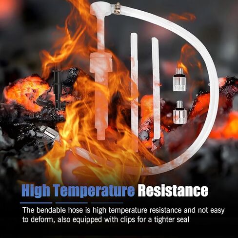 Transmission Fluid Pump Kit, Lower Unit Gear Oil Pump, Multi-Purpose Fluid Transfer Pumps with 3/8 inch Swivel, 8mm and 10mm Adapters, 8cc Per Pumps Stroke in Kuwait