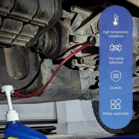 Transmission Fluid Pump Kit, Lower Unit Gear Oil Pump, Multi-Purpose Fluid Transfer Pumps with 3/8 inch Swivel, 8mm and 10mm Adapters, 8cc Per Pumps Stroke in Kuwait