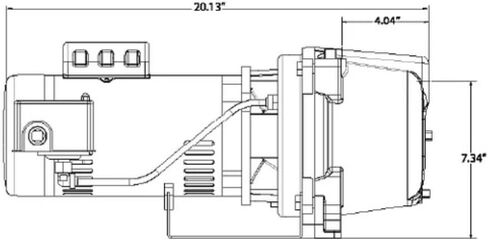 A.Y. McDonald Shallow Well Jet Pump 1 HP Dual Voltage 115/230V | 6156-127 | 8310 | High Pressure Water Pump for Home, Well Pump with 30/50 Switch, Irrigation & Booster Pump, 32 GPM in Saudi Arabia