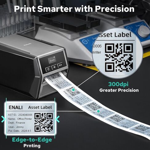Makeid D50 Industrial Label Printer, Desktop Label Maker 2" Print Head, Mobile APP & PC Editor Compatible, 2600mAh Li-ion Battery, Come with 1.97" W x 26.24ft L Label Heavy-Duty Labeler for Job Sites in Saudi Arabia