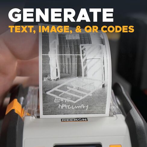 REEKON P1L Tagger Construction Label Printer – Portable Bluetooth Thermal Jobsite Printer with QR Codes, One Click Custom Labels, Battery Powered in Saudi Arabia