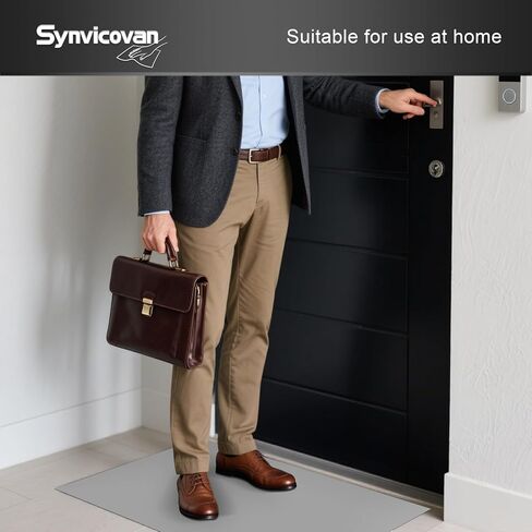 حصيرة أرضية لاصقة باللون الرمادي مقاس 66 سم × 45 سم (5 عبوات، 150 ورقة، 30 ورقة/عبوة لغرفة الأبحاث والمختبرات وبناء المستشفيات والحيوانات الأليفة في المنزل وصالة الألعاب الرياضية الداخلية وورشة العمل) in Kuwait