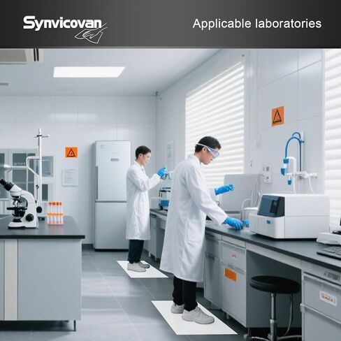 حصيرة أرضية لاصقة بيضاء مقاس 60.96 سم × 91.44 سم (5 عبوات، 150 ورقة، 30 ورقة/عبوة لغرفة الأبحاث والمختبرات وبناء المستشفيات والحيوانات الأليفة والمنزل وصالة الألعاب الرياضية) in Kuwait