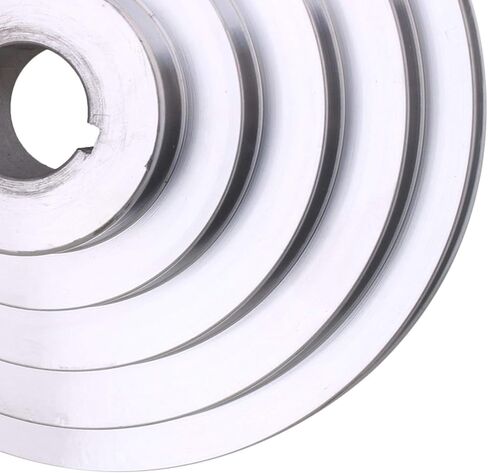 Aluminum Pagoda Pulley Wheel Set for Benchtop Drill Press 14Mm 5-Step Transmission Pulley Drive System with V-Shaped Belt Compatibility Workshop Machinery Equipment in Kuwait