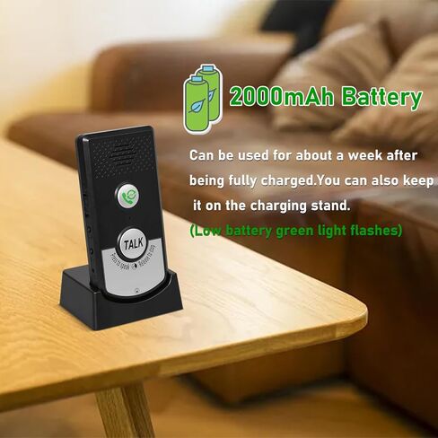 اتصال داخلي لاسلكي ثنائي الاتجاه لفندق المستشفى المنزلي، نطاق 1000 متر، اتصال داخلي لاسلكي in Kuwait