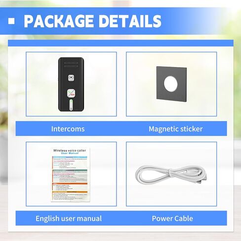نظام اتصال داخلي ثنائي الاتجاه للمنزل 2026، نظام اتصال داخلي لاسلكي محمول ومُحسَّن للمنزل مع 5 مستويات صوت وتعديل نغمات الرنين قابلة لإعادة الشحن للمستشفى والفنادق والمكاتب والأعمال 3 عبوات (أسود) in Kuwait