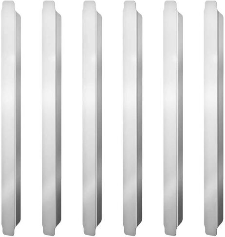 6 Pcs 12 Inch Pan Dividers Stainless Steel Adaptor Bar Table Adapter Steam Table Dividers for Hotel Pan Configuration, Fits Full or Fractional Size Pans, Commercial Kitchen Use in Kuwait