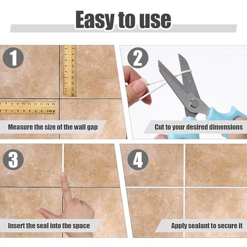 White Foam Backer Rod 1/16 Inch x 16.4 ft Caulk Saver Weather Strip Seal for Gaps and Joint Concrete Filling Backing Rods Concrete Expansion Joint Filler Rope in Kuwait