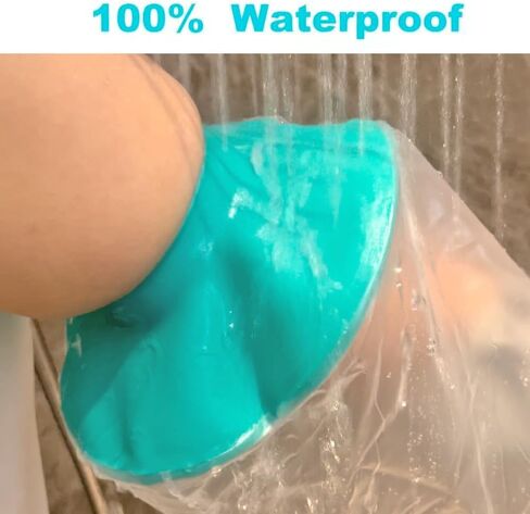 غطاء مصبوب مقاوم للماء بذراع كامل من CIVJET للاستحمام للبالغين - كم واقي مصبوب بذراع طويل مع ملاءمة الكوع المنحنية - غطاء مصبوب مقاوم للماء قابل لإعادة الاستخدام لليد والمعصم والمرفق والتعافي من جراحة إصابة الذراع المكسورة in Kuwait