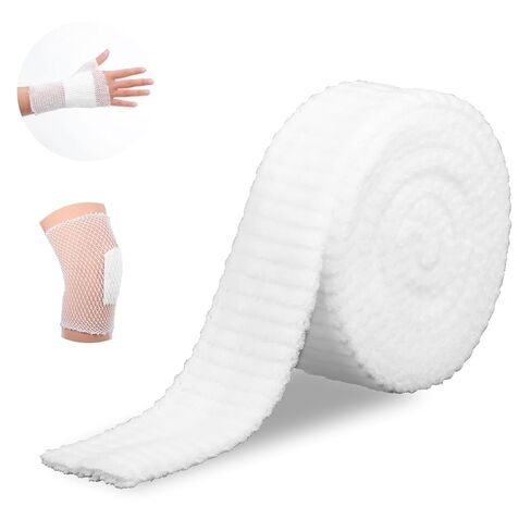 Tubular Bandage Reusable Elastic Net Tubular 1.5inch X 2 Yard Gauze Sleeve Stretch Wound Dressing Stockinette Tubing for Legs Arm Without The Use of Adhesive Tape 2m in Saudi Arabia