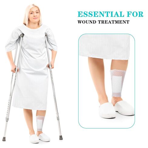 Tubular Bandage Reusable Elastic Net Tubular 1.5inch X 2 Yard Gauze Sleeve Stretch Wound Dressing Stockinette Tubing for Legs Arm Without The Use of Adhesive Tape 2m in Saudi Arabia