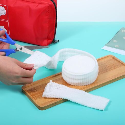 Tubular Bandage Reusable Elastic Net Tubular 1.5inch X 2 Yard Gauze Sleeve Stretch Wound Dressing Stockinette Tubing for Legs Arm Without The Use of Adhesive Tape 2m in Saudi Arabia