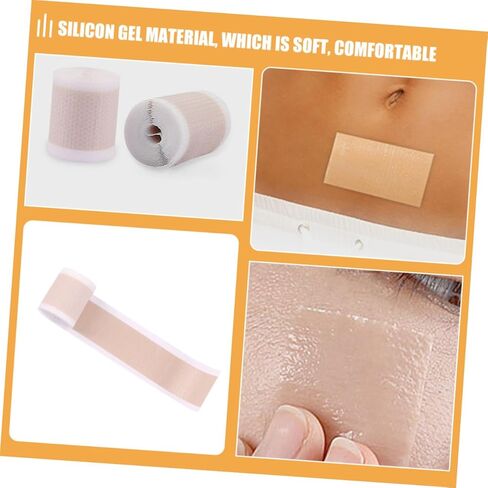 DOITOOL Cuttable الجلد لهجة سيليكون ندبة بقع لفة 4x150 سنتيمتر مقاوم للماء تنفس ذاتية اللصق ندبة المخفي الشريط لحب الشباب الوشم in Saudi Arabia