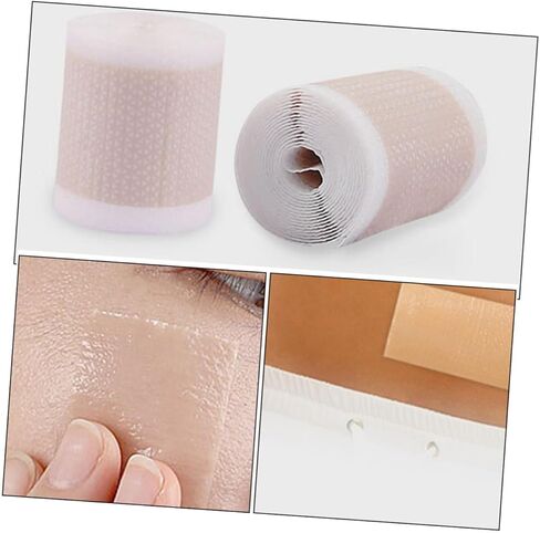 PartyKindom Waterproof Silicone Gel Sheets Roll 4×150cm Skin Tone Breathable Self-Adhesive Tape for Face and Concealing Tattoo Marks in Saudi Arabia