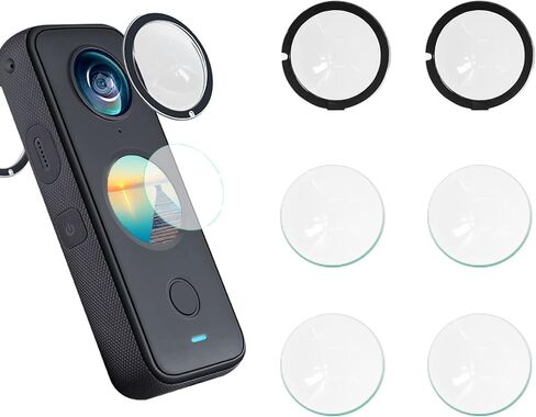 مجموعة الملحقات المتوافقة مع Insta360 x4-حراس العدسات ، واقي الشاشة ، وحالة السيليكون الكامل الجسم ، وغطاء العدسة المزدوجة ، وحالة حمل صلبة in Kuwait