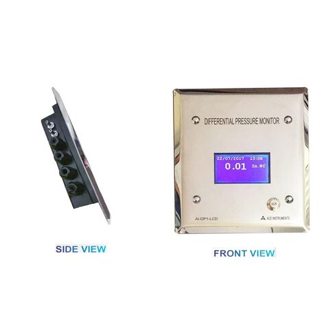 Digital Differential Pressure Indicator Negative Room Pressure Monitor (Ranges:-180 to 180 Pascals) Isolation Room Pressure Monitor Pharma Clean Room Monitor AI-DP1-LCD in Kuwait