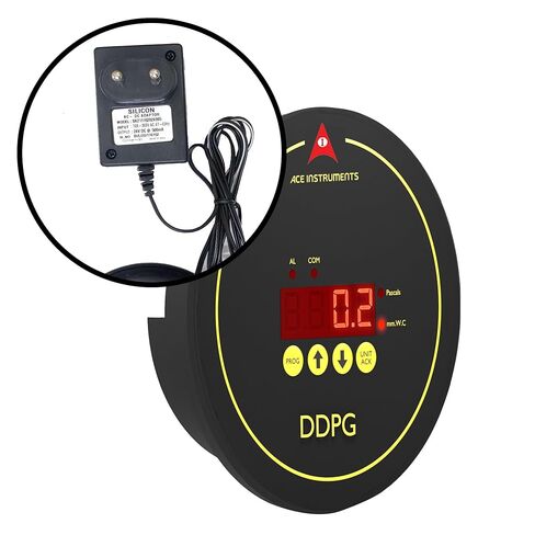 Digital Differential Pressure Gauge with wall mouting Box (Range: -50 to 50 Pascals) for Clean Rooms, HVAC, Hospital OT Rooms, Laminar Cabinets, Safety Units Model:AI-DDPG in Kuwait