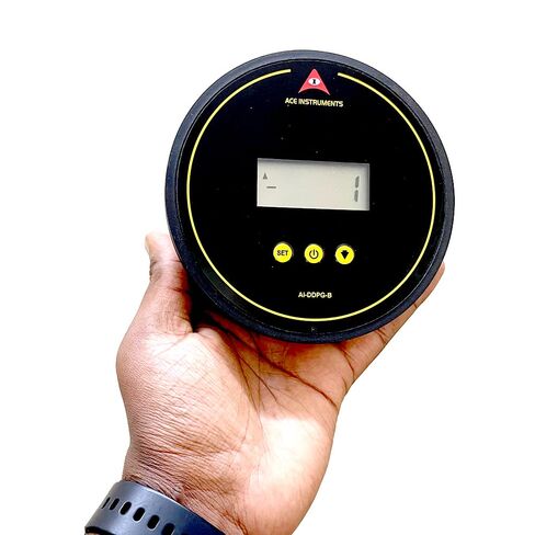 Battery Operated Digital Differential Pressure Gauge (-250 to 250 Pascals) for Isolation Rooms, Clean Rooms, Hospital Alongwith Factory Calibration Certificate Model: AI-DDPG-B in Kuwait