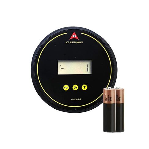 Battery Operated Digital Differential Pressure Gauge (-250 to 250 Pascals) for Isolation Rooms, Clean Rooms, Hospital Alongwith Factory Calibration Certificate Model: AI-DDPG-B in Kuwait