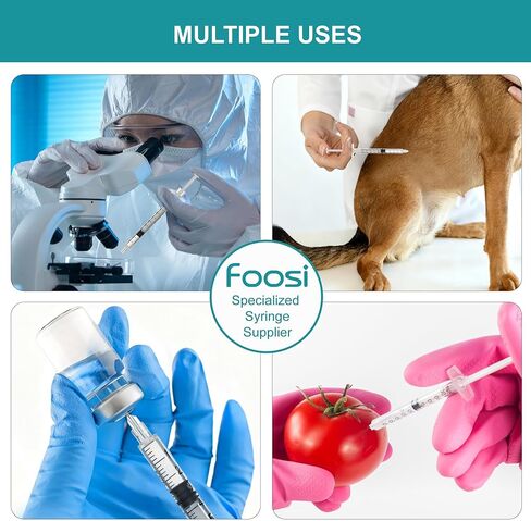 U-100 syringes with needle - 1ml 31G ( 31 gauge ) 5/16 inch syringe with needles scale in 100 units , 1 ml / 1cc Pack of 30 ( 30 Pcs ) in Kuwait