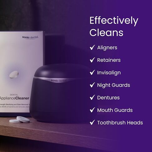 Cleaning Tablets with Steribrite® - 30 Tablets, 1 Month Supply. for use with The Sonic Pro in Kuwait