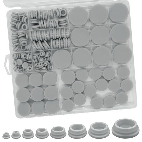 30Pcs Salt and Pepper Stoppers Plugs, 6 Sizes of Silicone Plugs, Replacement Flexible and Reusable Bottle Stoppers for a Secure Seal on Various Containers (8/9.5/11.5/12.5/13.5/15 mm) in Kuwait
