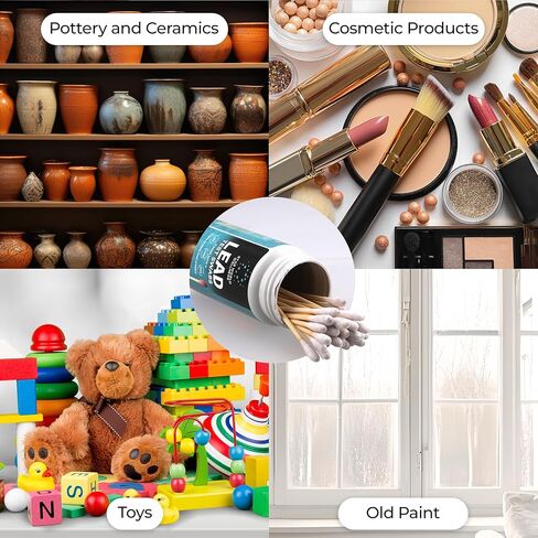 Lead Test Kit, 30 Units, Lead Paint Test Kit, Lead Test Swabs for Instant Lead Detection – Home Use on All Surfaces: Painted, Dishes, Toys, Jewelry, Metal, Ceramics, Wood. in Kuwait